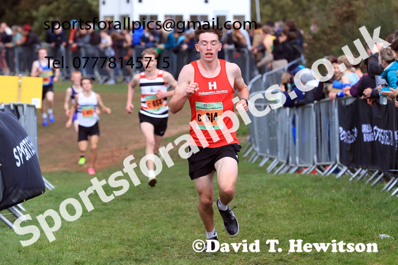 Mens Under-17s 2025 National Cross Country Relays, Berry Hill Park, Mansfield. Photo: David T. Hewitson/Sports for All Pics